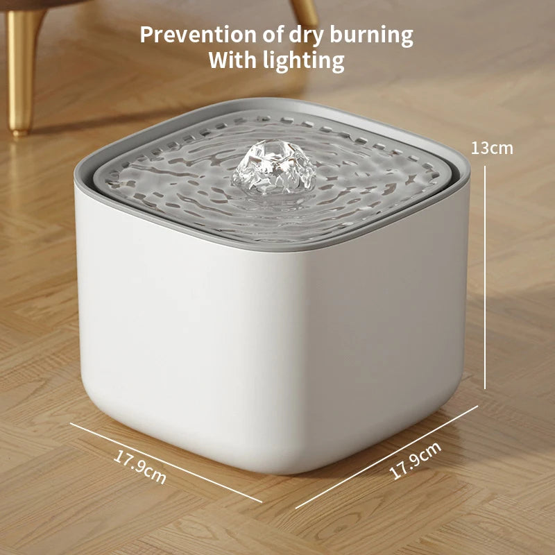 Automatic Water Fountain for Cats and Dogs - 3L, Silent, with Filter and USB, Ideal for Healthy Hydration